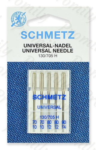 Иглы стандартные №70(2), 80(2), 90, Schmetz, набор 5 шт от магазина Promily в Москве