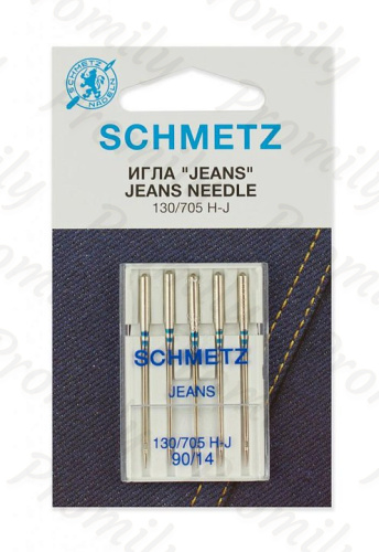 Иглы для джинсы № 90, Schmetz, 5шт от магазина Promily в Москве