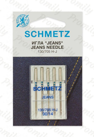 Иглы для джинсы № 90, Schmetz, 5шт от магазина Promily в Москве